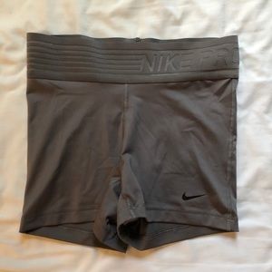 Nike grey spandex shorts!